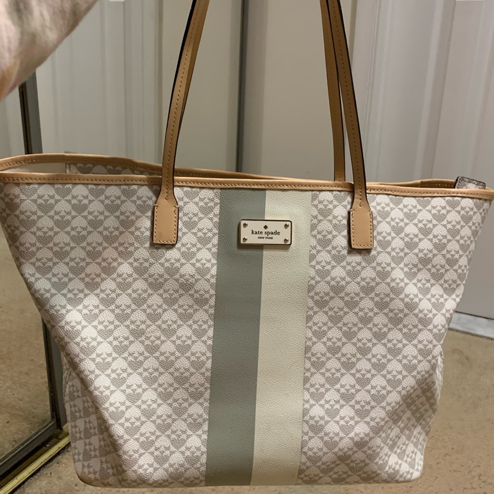 Kate spade Margareta penn place grey tote bag